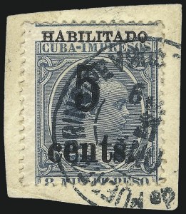 Sale 989, Lot 254, The Dr. Yamil H. Kouri Collection of Cuba Puerto Principe Issues