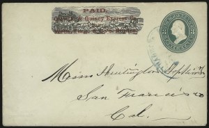 Sale 989, Lot 27, California and Western Mails