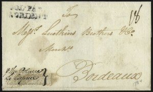 Sale 989, Lot 4, French Packet Service, 1783-1788