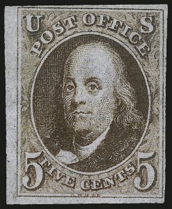 Sale 989, Lot 40, 1847 Issue