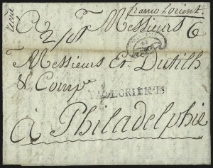 Sale 989, Lot 8, French Packet Service, 1783-1788