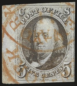 Sale 992, Lot 2005, 1847 Issue (Scott 1-2)