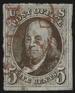 Sale 992, Lot 2007, 1847 Issue (Scott 1-2)
