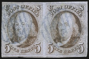 Sale 992, Lot 2013, 1847 Issue (Scott 1-2)