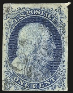 Sale 992, Lot 2026, 1c 1851-56 Issue (Scott 5-9)