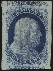 Sale 992, Lot 2029, 1c 1851-56 Issue (Scott 5-9)