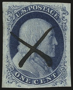 Sale 992, Lot 2036, 1c 1851-56 Issue (Scott 5-9)