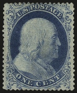 Sale 992, Lot 2066, 1c 1857-60 Issue (Scott 18-24)