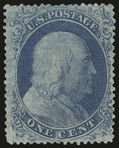Sale 992, Lot 2070, 1c 1857-60 Issue (Scott 18-24)