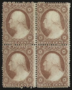 Sale 992, Lot 2083, 3c-5c 1857-60 Issue (Scott 25-30A)