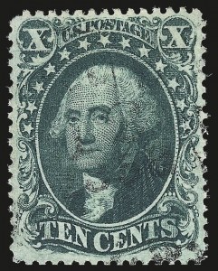 Sale Number 992, Lot Number 2093, 10c 1857-60 Issue (Scott 31-35)