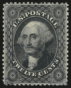 Sale 992, Lot 2097, 12c-90c 1857-60 Issue (Scott 36-39)