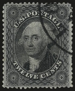 Sale 992, Lot 2098, 12c-90c 1857-60 Issue (Scott 36-39)