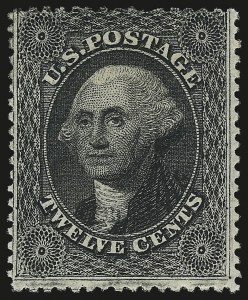 Sale 992, Lot 2101, 12c-90c 1857-60 Issue (Scott 36-39)