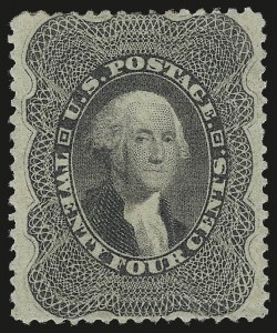 Sale 992, Lot 2103, 12c-90c 1857-60 Issue (Scott 36-39)