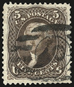 Sale 992, Lot 2172, 1875 Re-Issue of 1861-66 Issue (Scott 102-111)