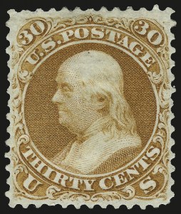 Sale 992, Lot 2173, 1875 Re-Issue of 1861-66 Issue (Scott 102-111)