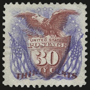 Sale 992, Lot 2208, 1875 Re-Issue of 1869 Pictorial Issue (Scott 123-133a)