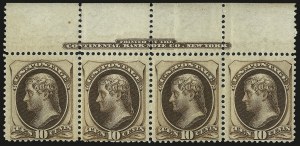 Sale 992, Lot 2237, 1873 Continental Bank Note Co. Issue (Scott 156-166)