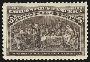 Sale Number 992, Lot Number 2289, 1893 Columbian Issue (1c thru 8c, Scott 230-236)
