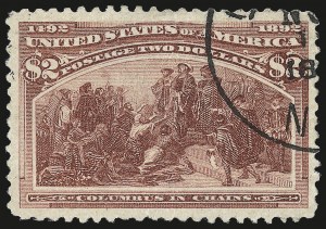 Sale 992, Lot 2325, 1893 Columbian Issue ($2.00 thru $5.00, Scott 242-245)