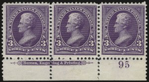 Sale 992, Lot 2350, 1894 Unwatermarked Bureau Issue (Scott 246-263)