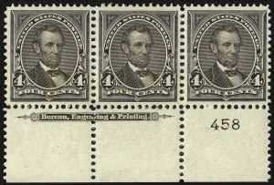 Sale 992, Lot 2357, 1895 Watermarked Bureau Issue (Scott 264-278)