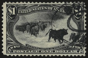 Sale 992, Lot 2376, 1898 Trans-Mississippi Issue (Scott 285-293), $1.00 Trans-Mississippi (292) Sale 992, Lot 2376, 1898 Trans-Mississippi Issue (Scott 285-293)