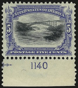Sale 992, Lot 2386, 1901 Pan-American Issue (Scott 294-299)