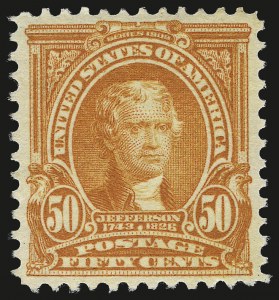 Sale 992, Lot 2399, 1902-08 Issues (Scott 300-319)
