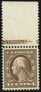 Sale 992, Lot 2422, 1908-10 Washington-Franklin Issues (Scott 331-356)