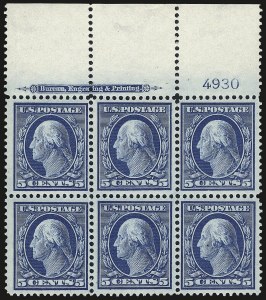 Sale 992, Lot 2423, 1908-10 Washington-Franklin Issues (Scott 331-356)