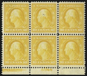 Sale 992, Lot 2425, 1908-10 Washington-Franklin Issues (Scott 331-356)