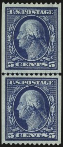 Sale 992, Lot 2436, 1908-10 Washington-Franklin Issues (Scott 331-356)