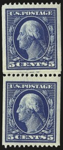 Sale 992, Lot 2437, 1908-10 Washington-Franklin Issues (Scott 331-356)