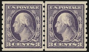 Sale 992, Lot 2453, 1910-13 Washington-Franklin Issue (Scott 374-396)