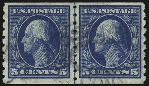 Sale 992, Lot 2456, 1910-13 Washington-Franklin Issue (Scott 374-396)