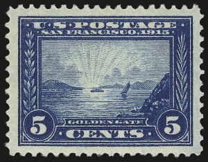 Sale 992, Lot 2459, 1913-15 Panama-Pacific Issue (Scott 397-404)