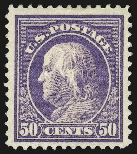 Sale 992, Lot 2470, 1912-14 Washington-Franklin Issue (Scott 405-423)