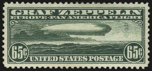 Sale 992, Lot 2587, Air Post Graf Zeppelin Issue (Scott C13-C15)