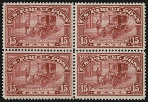 Sale 992, Lot 2664, Parcel Post, Carriers (Q, JQ, LO, L)