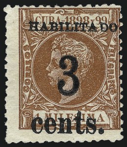 Sale 992, Lot 2705, The Dr. Yamil H. Kouri Collection of Cuba Puerto Principe Issues (First Printing)