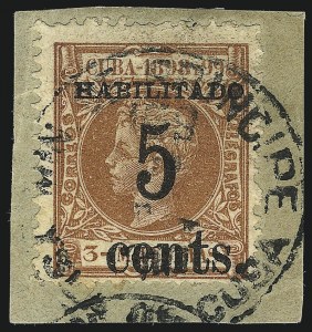 Sale 992, Lot 2715, The Dr. Yamil H. Kouri Collection of Cuba Puerto Principe Issues (First Printing)