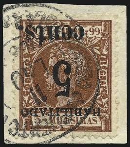 Sale 992, Lot 2722, The Dr. Yamil H. Kouri Collection of Cuba Puerto Principe Issues (Second Printing)