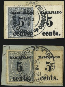 Sale 992, Lot 2725, The Dr. Yamil H. Kouri Collection of Cuba Puerto Principe Issues (Second Printing)