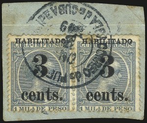 Sale 992, Lot 2738, The Dr. Yamil H. Kouri Collection of Cuba Puerto Principe Issues (Fifth Printing, Balance)