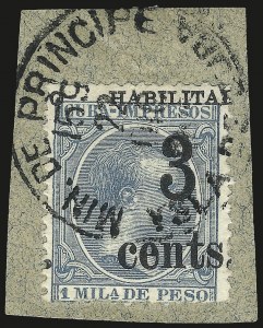 Sale 992, Lot 2744, The Dr. Yamil H. Kouri Collection of Cuba Puerto Principe Issues (Fifth Printing, Balance)