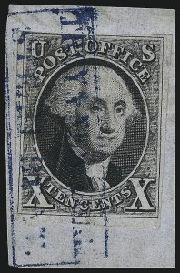 Sale 993, Lot 157, 10c 1847 Issue