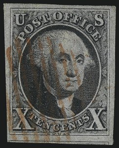 Sale 993, Lot 160, 10c 1847 Issue
