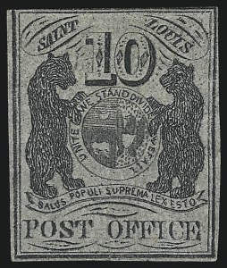 Sale 993, Lot 18, St. Louis Bears Postmasters Provisionals